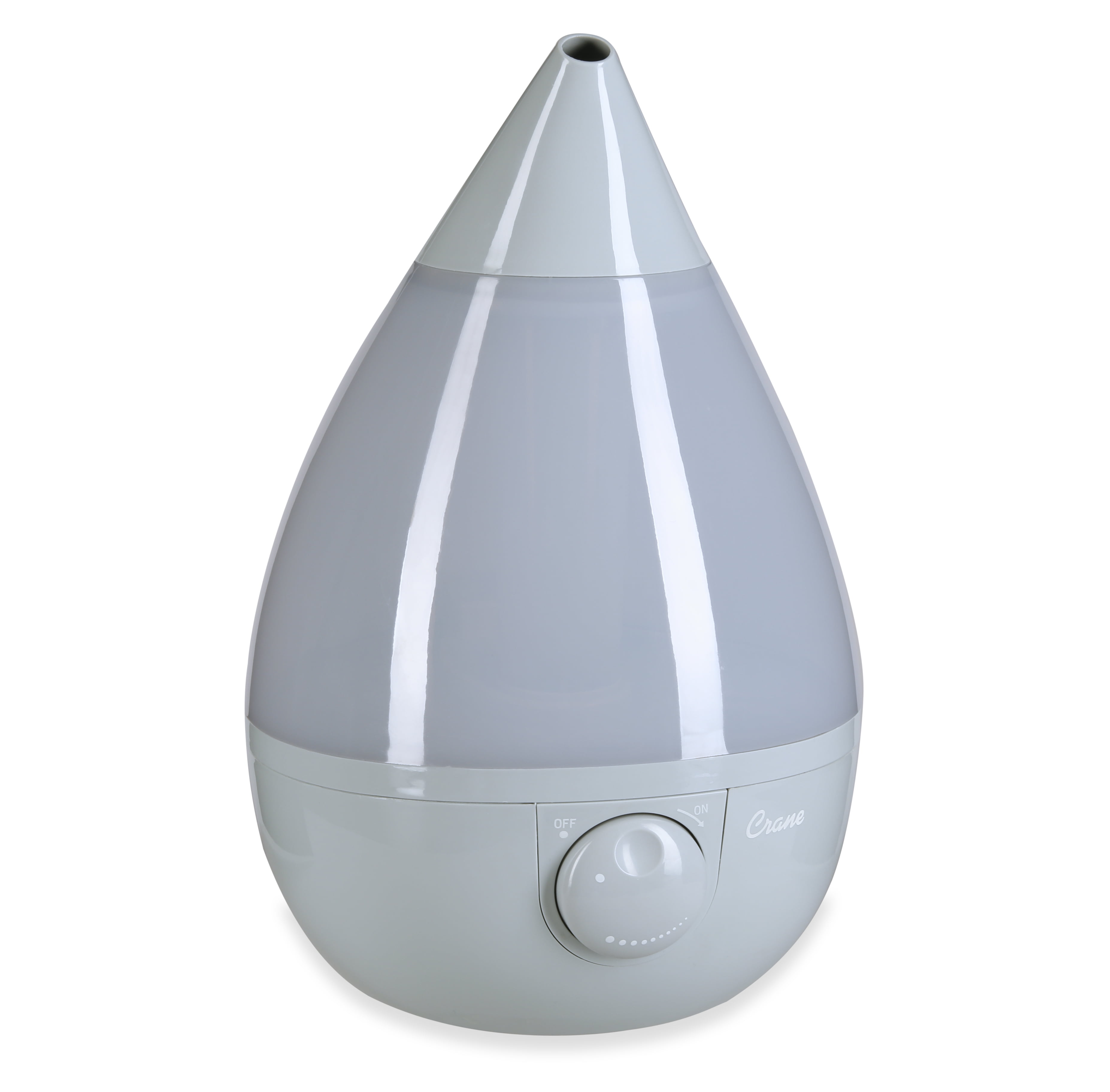 Crane Drop Ultrasonic Cool Mist Humidifier Grey EE5301GR, Grey