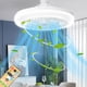thumbnail image 5 of Ventilador de luz LED ahorrador de energía con aroma, Super brillante, Base E27, Tres velocidades de luz y viento, Control remoto inteligente, Ajustable, Ventilador de techo integrado, Blanco, 5 of 7