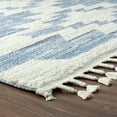 thumbnail image 4 of Luxe Weavers South Western Fringe Geometric Blue 6x9 Area Rug for Living Room, 4 of 8