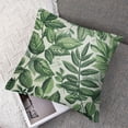 thumbnail image 7 of Sage Green Leaf Plant Pillow Covers  Set of 2 Tropical Fern Herbs Botanical Leaves Floral Decorative Pillow Cases Vintage Cushion Case Farmhouse Home Decor for Couch Sofa Porch Outdoor, 7 of 7
