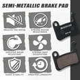 thumbnail image 4 of 2/4 Pair BUCKLOS Bike Disc Brake Pads BRP-02 MTB Mountain Road Bicycle Disk Brake Pads for Zoom/Shimano Deore XT XTR LX SLX Hone Alfine Saint E-Bike Resin Creamic Semi-Metallic, 4 of 6