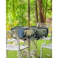 thumbnail image 3 of Fsddascl Palm Tree Leaves Outdoor Tablecloth - 54 Inch Round Dining Table Cover, Summer Tropical Green Botanical Waterproof Outdoor Table Cloth with Umbrella Hole & Zipper for Picnic/Patio/Party, 3 of 7