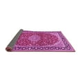 thumbnail image 2 of Ahgly Company Indoor Square Medallion Pink Traditional Area Rugs, 7' Square, 2 of 4