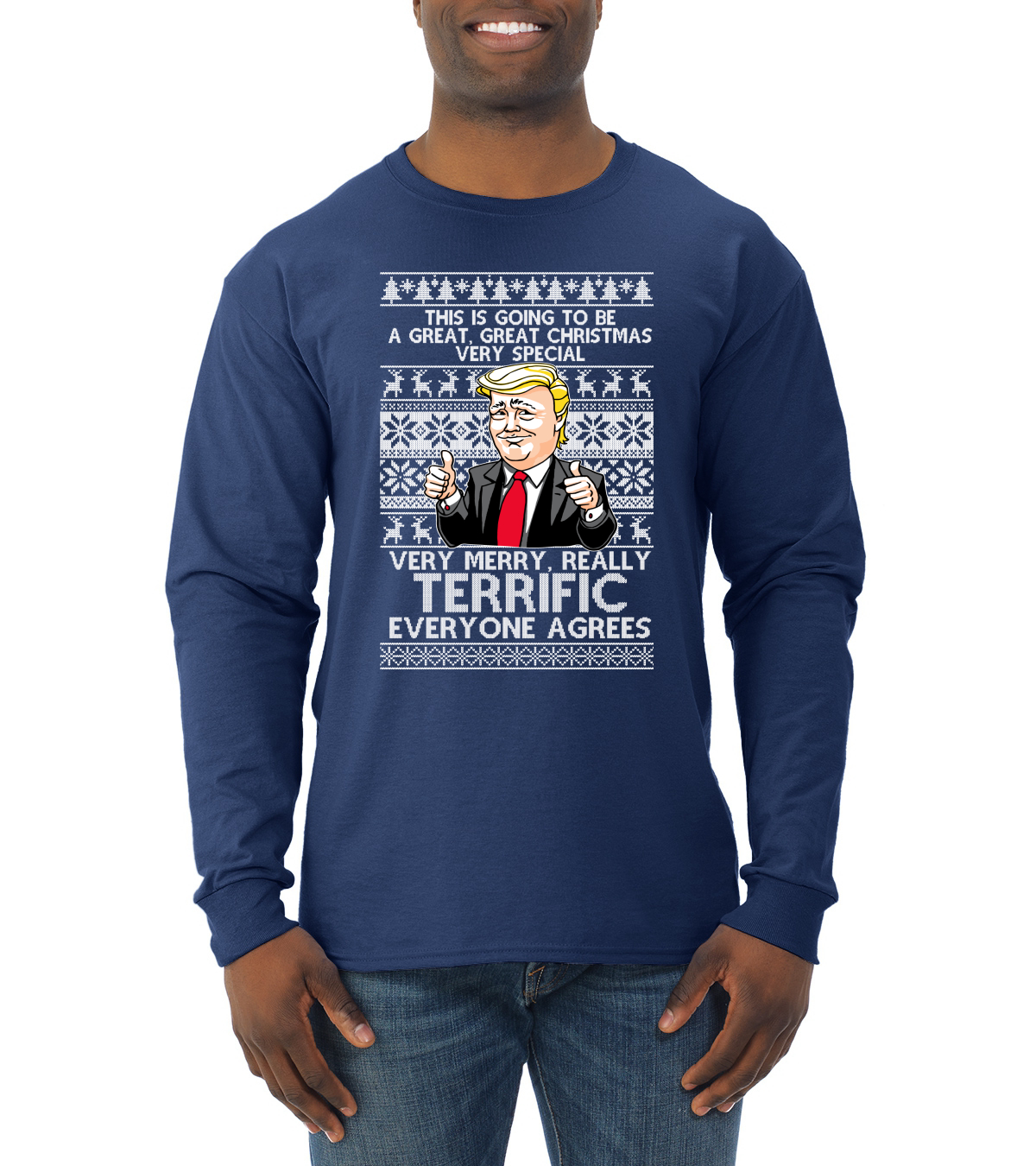 funny trump christmas sweater
