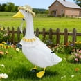 thumbnail image 6 of Porch Goose Outfits, Outdoor White Goose Statue with Costume set Garden Decor, for Holiday Porch ,Gooses Clothes Yard Accent for Home Decors Housewarming Gifts, 6 of 6