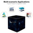 thumbnail image 2 of Gemini Constellation Foldable Storage Bins with Handle, 10.8"x10.5"x10.6", Large Capacity Cube Organizer Storage Baskets Bin, 2 of 6