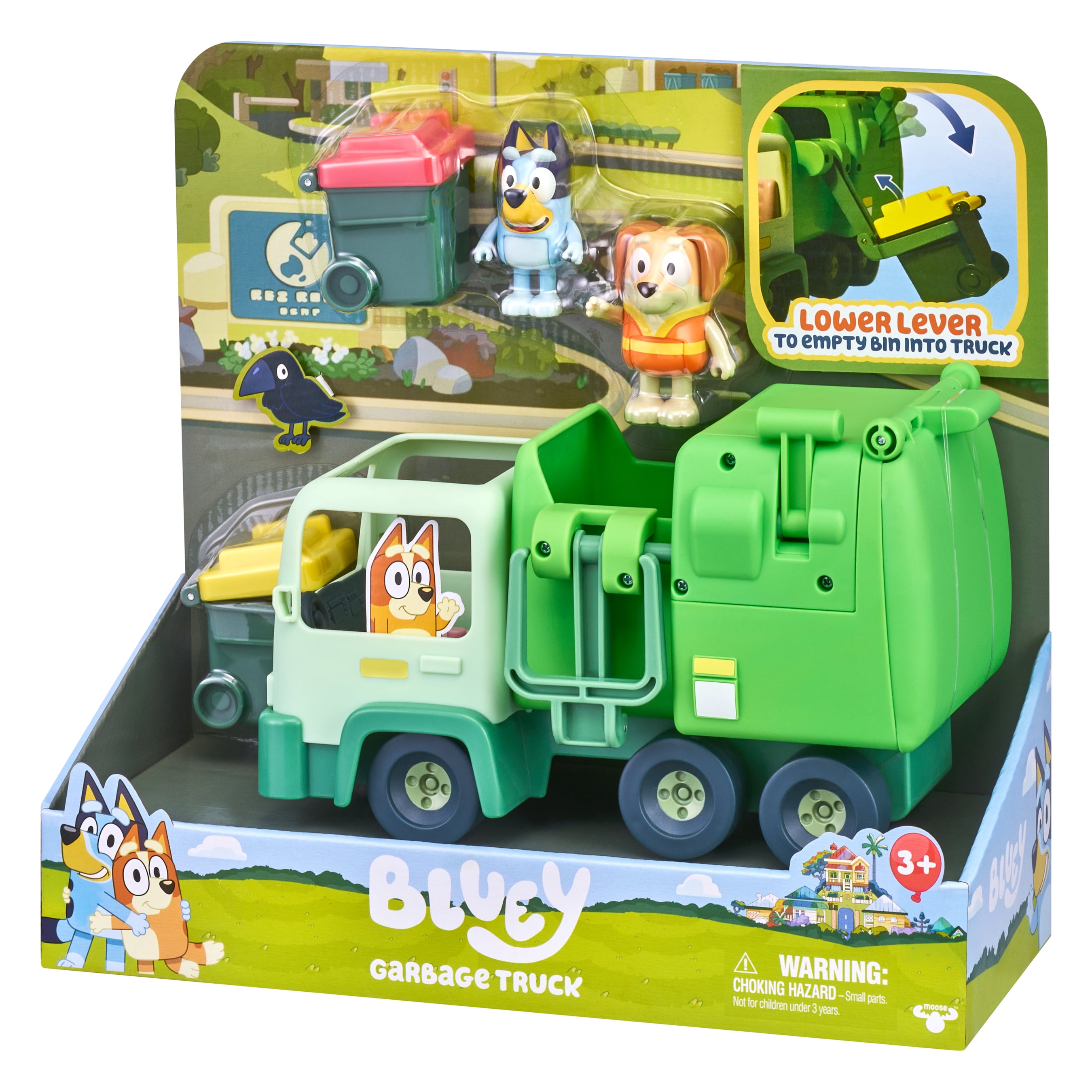 Bluey Easy Set Up Child Vehicle Playsets Multicolor, 5