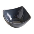thumbnail image 2 of Dark Gray Square Melamine Bowl 3.31in Curved Serving Bowl for Salad Fruit Snacks Kitchen Countertop Party Home Table Decor, 2 of 6