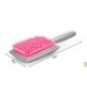 thumbnail image 3 of Cepillo desenredante para cabello húmedo y seco con esponja de secado rápido, cepillo plano suave rosa para mujer., 3 of 5