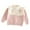 Pink, variant on Esaierr Baby Girls Knit Sweaters Jackets for Toddlers Long Sleeve Small Cardigan 1-5T Girls Winter Crewneck Sweater Coats Tops