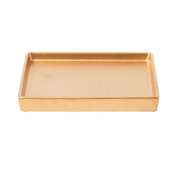 Macetero de cerámica con bandeja de goteo, platillo cuadrado for plantas, ideal for sala de estar, balcón y patio.
