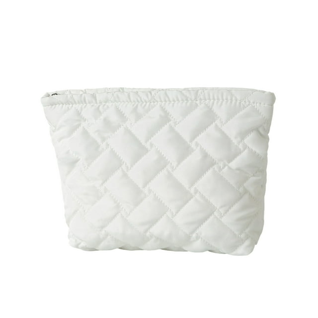 SDNall A Hand-Take Bag with Intricate Patterns Knitted Bag Striped Color-Blocked Cosmetic Bag Pattern Cosmetic Bag Portable Cosmetic Bag Ins-Style Pencil Case