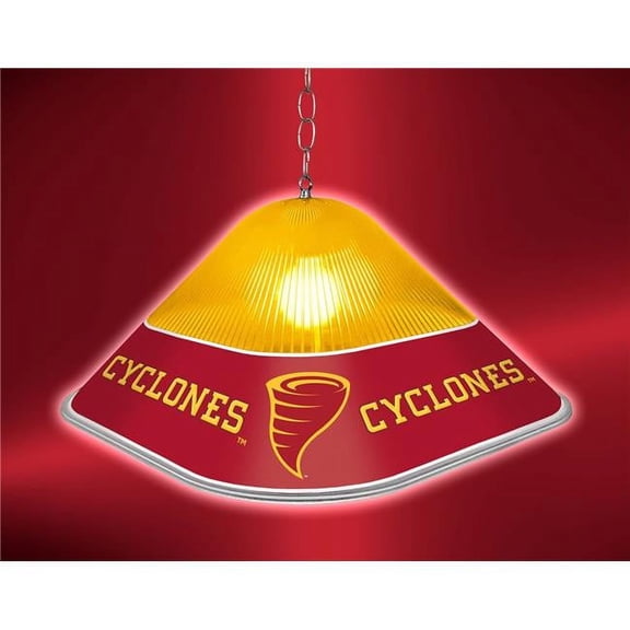 Grimm Industries IS-410-04 Game Table Light IS Cyclones, Yellow, Burnt Cardinal & Gold - Square