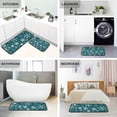 thumbnail image 4 of SKYSONIC Snowflake 2 Pieces Kitchen Rug Cushioned Anti-Fatigue Kitchen Rugs Set for Home Office Laundry,19.7" x 27.6"+19.7" x 47.2", 4 of 7