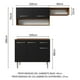 thumbnail image 3 of Cocina Integral Madesa Emilly 165cm Marrón/Negro, 3 of 10