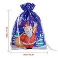 thumbnail image 1 of facefd Christmas Candy Bag Drawstring Cookie Snacks Wrapping Packing Pouch Xmas Printed Party Gift L, 1 of 8