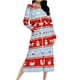 thumbnail image 2 of Batas para mujer, camisón con estampado navideño y camisón de invierno con cremallera y bolsillos, pijama holgado para mujer, 2 of 9