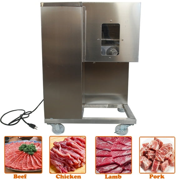 PreAsion Shredded Meat Cutting Machine Body Commercial Double Motor QSJ-A Meat Slicer Machine Body