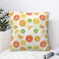 thumbnail image 6 of Rateoe Colorful Lemons Pattern Throw Pillow Cover Premium Pillow Stuffer Sham Square for Decorative Cushion Bed Couch Sofa(Pillow insert not included), 6 of 8