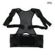 thumbnail image 1 of Corrector de postura, tela de malla fina, envoltura de cintura para hombros y espalda, soporte ortopédico Lumbar para clavícula, transpirable para verano 2XL, 1 of 5