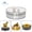 Silver, variant on 12cm 360 Degree Rotating Turntable Mirror Electric Display Stand Video Shooting Props Turntable,