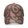 thumbnail image 2 of Colorful Art Baseball Cap – Paisley Boho Vintage Retro Ethnic Floral Geometric Abstract Decorative Pattern Mandala Exotic Artistic Elegant Classic Chic, 2 of 8