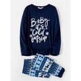 thumbnail image 4 of PatPat Mosaic Family Matching Letter Top Pantalones De Reno Conjuntos De Pijamas De Navidad (resistente Al Fuego), Hombres Mujeres Baby Kid's Loungewear, 4 of 4