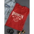 thumbnail image 3 of Brooklyn Retro College T-Shirt Women -Image by Shutterstock, Female x-Large, 3 of 4