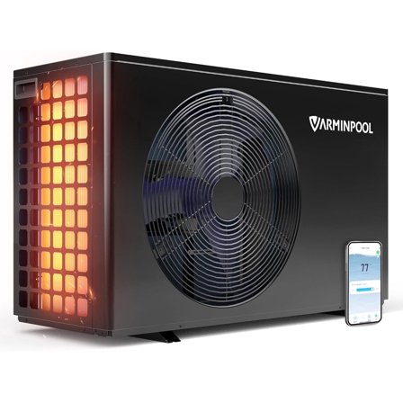 30000 BTU Above Ground Electric Pool Heater for Inground Pools up to 8000 Gallons, Swimming Pool Heat Pump 110V with Titanium Heat Exchanger