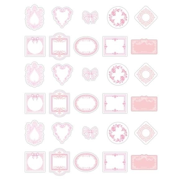 Jesscasday 30 Sheets Aesthetic Notepads Craft Paper Framework Notepads Message Notes Paper