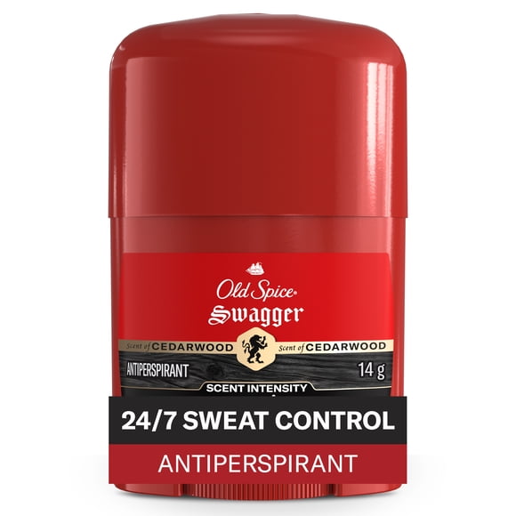 Old Spice Red Collection Deodorant for Men, Swagger Scent, Antiperspirant, Lasting Protection, 14g