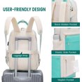 thumbnail image 3 of Laptop Backpack for Women Men 15.6 Inch Laptop Bag with USB Port Fashion Waterproof Backpacks Teacher Nurse Stylish Travel Bags Vintage Daypacks Bookbag for College School Work, 3 of 5