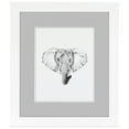 thumbnail image 2 of ArtToFrames 16x18" Matted Picture Frame with 12x14" Single Mat Photo Opening Framed in 1.25" Satin White Frame and 2" TV Grey Mat (FWM-3966-16x18), 2 of 8