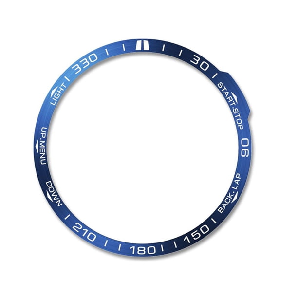 Anillo Parachoques La Cubierta La Caja Del Bisel Acero Inoxidable (para 7X Azul)