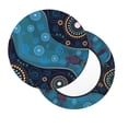 thumbnail image 2 of Haiem Bohemian Turtle Cushion Round Bar Chair Seat Cover Bar Chair Cushion Covers Elastic Washable Bar Chair Cover,Protects from Scratches and Stains-14 inch, 2 of 7