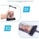 thumbnail image 2 of Estuche a prueba de agua, bolsa seca para teléfono celular Bolsa a prueba de agua, pantalla táctil de PVC transparente y sensible compatible con iPhone 6.0in Ormromra HMJM168-5, 2 of 5