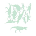 thumbnail image 3 of DOLITY 9Pcs Dinosaur Luminous Home Glow In The Dark Decoration Wall Sticker Decal 9x Dinosaur, 3 of 9