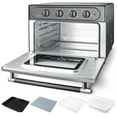 thumbnail image 4 of 24Qt/23L Air Fryer, 7-in-1 Air Fryer Toast Oven Combo with Roast/Defrost, E-Recipes, Grey, 4 of 9