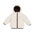 thumbnail image 5 of Fesfesfes Kids Unisex Hooded Puffer Jacket Full Zip Winter Warm Quilted Coat with Contrast Zipper and Pockets for Toddler Boys Girls Ages 1-10 Years, 5 of 9