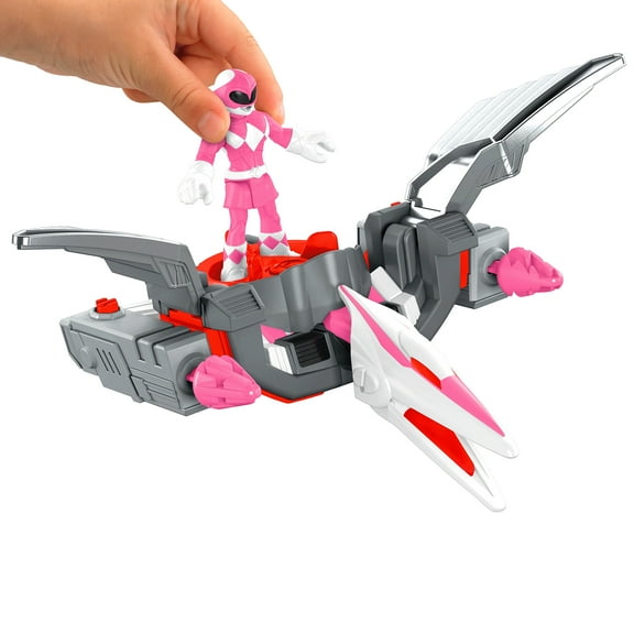 Imaginext Power Rangers Pink Ranger & Pterodactyl Zord