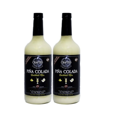 (2 Bottles) Crafted Cocktails Pina Colada Mix, 1