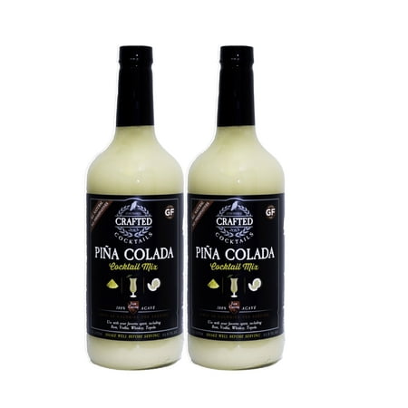 (2 Bottles) Crafted Cocktails Pina Colada Mix, 1 (Best Premixed Pina Colada)