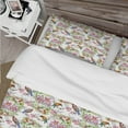 thumbnail image 4 of Designart 'Pattern with Flowers and Birds' Cabin & Lodge Duvet Cover Set, 4 of 4