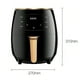 thumbnail image 2 of Freidora Aire CM-TOP Lagom 4.5L 2400W Temporizador Programable 6 Horas Pantalla Táctil Digital Color Negro, 2 of 5