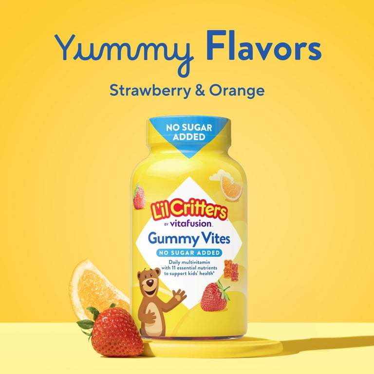 L'il Critters Gummy Vites Multivitamins for Kids in Strawberry and