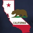 thumbnail image 3 of CafePress - CALI STATE W BEAR T Shirt - Men's Fitted T-Shirt, 3 of 4