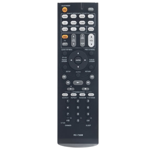 New RC-736M Replace Remote for Onkyo HT-R570 HT-S5200 HTS5200B HTP-570 SKF-570L
