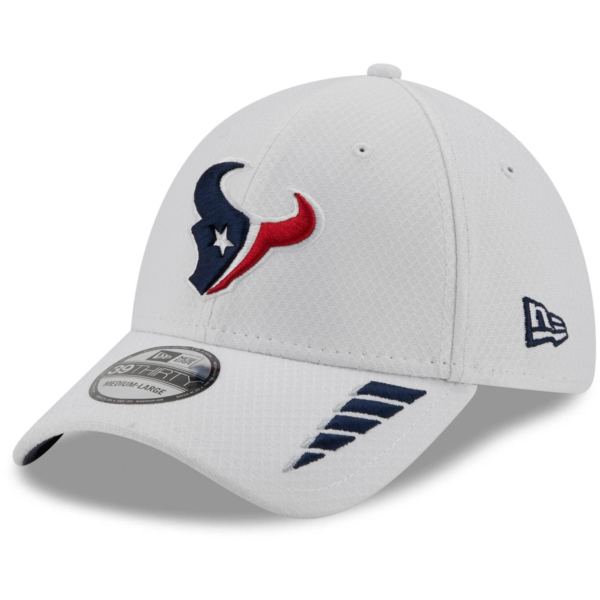 Men's New Era White Houston Texans Rush 