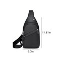 thumbnail image 3 of Teissuly Sling Bag For Men Women Shoulder Backpack Chest Bags Crossbody Daypack With Earphone Hole For Hiking Camping Outdoor Trip Teissuly WER202312025795, 3 of 6