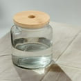 thumbnail image 3 of EIGTHTAIL 2 Pcs Easy to Clean Reusable Mason Jar Lids Bamboo Ball Jars with Straw Holes Simple, 3 of 6